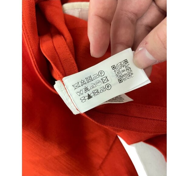 Zara Womens Blazer Suit Jacket Large L Pumpkin orange Lined 2922/041 NWT - Picture 15 of 16